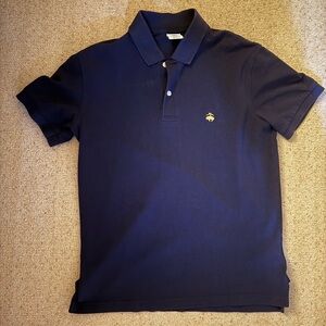 Brooks Brothers Polo Navy Blue Mens Medium Performance